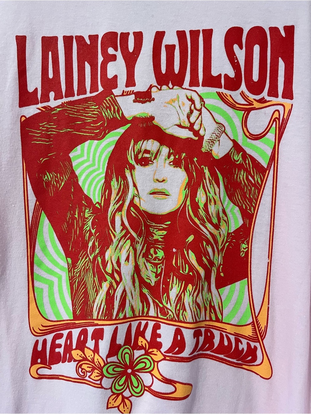 Ripple Junction Lainey Wilson Pink Tee